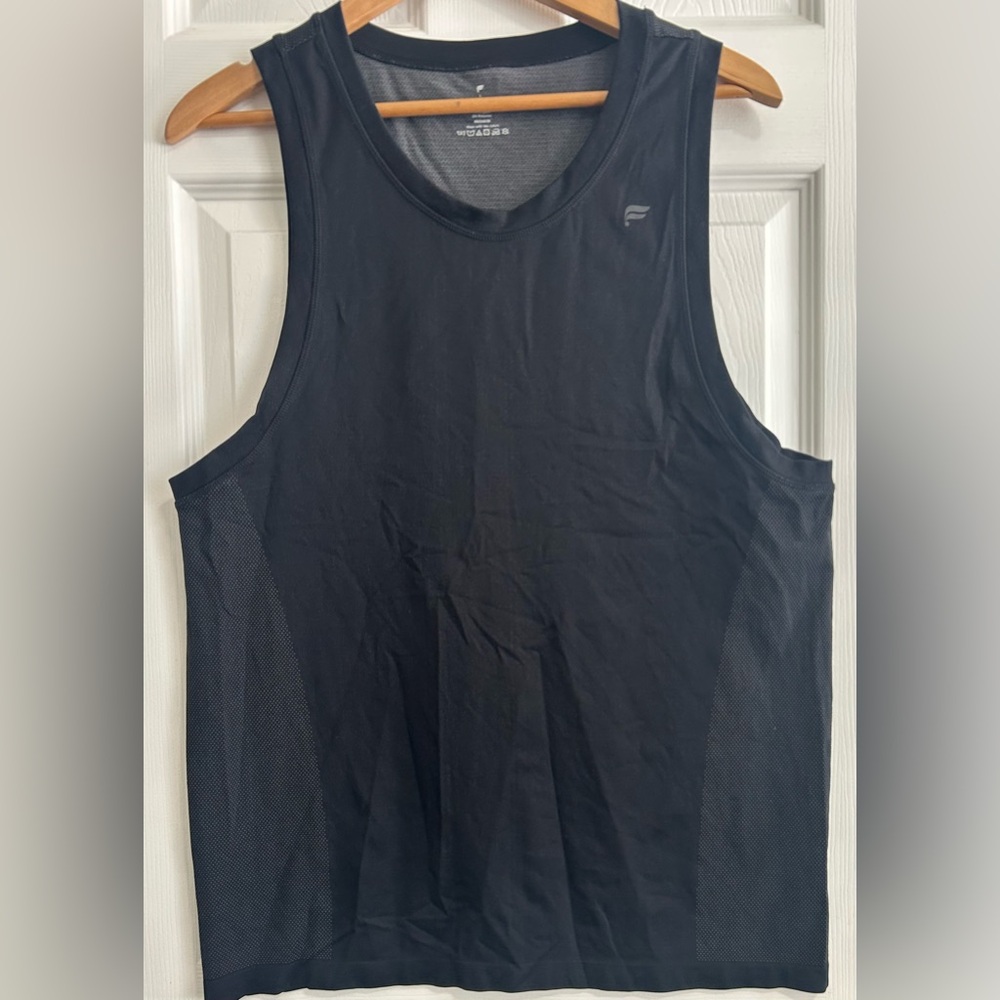 Fabletics The Training Day Muscle Tank Gym Black Men’s  Size Large